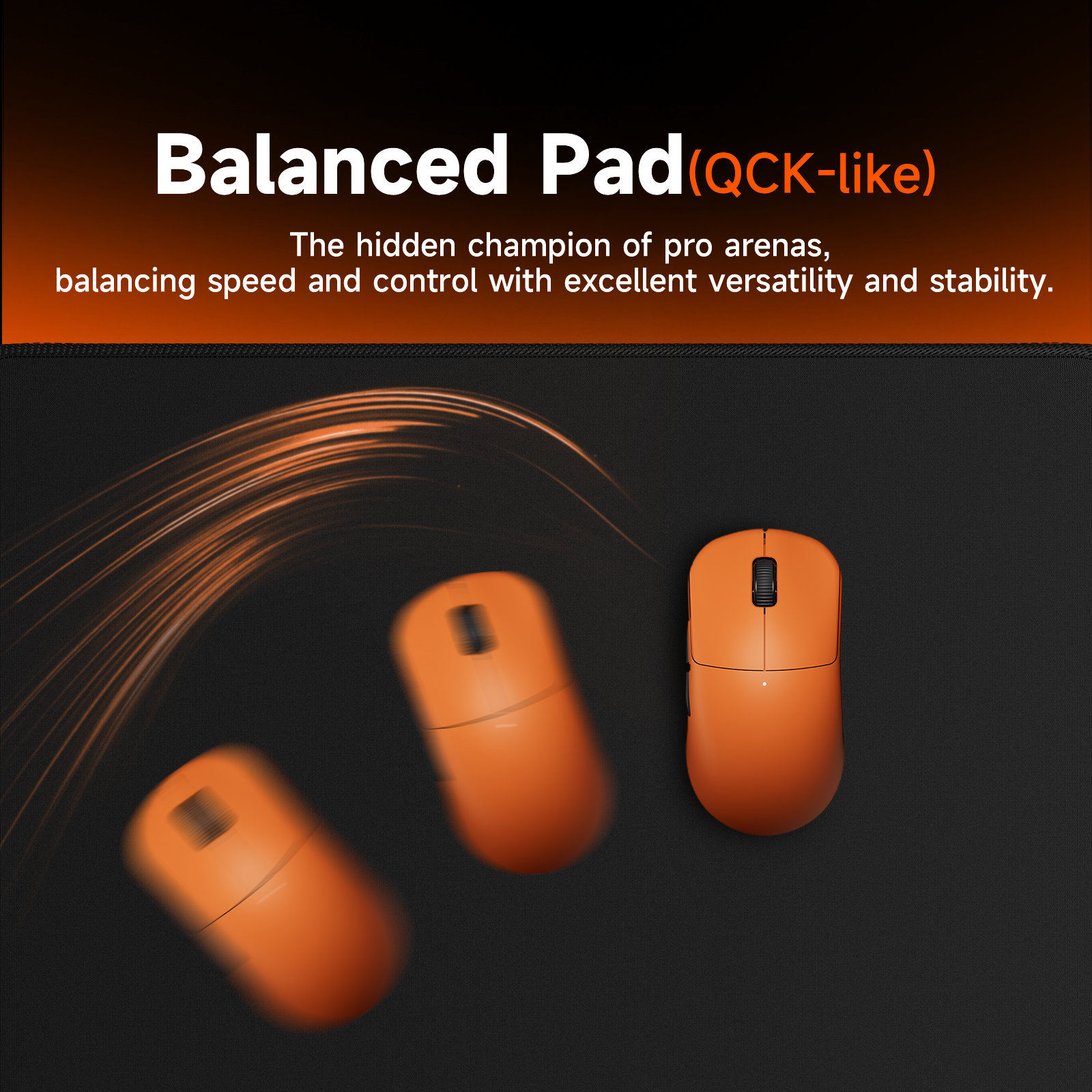 balanced mouse pad