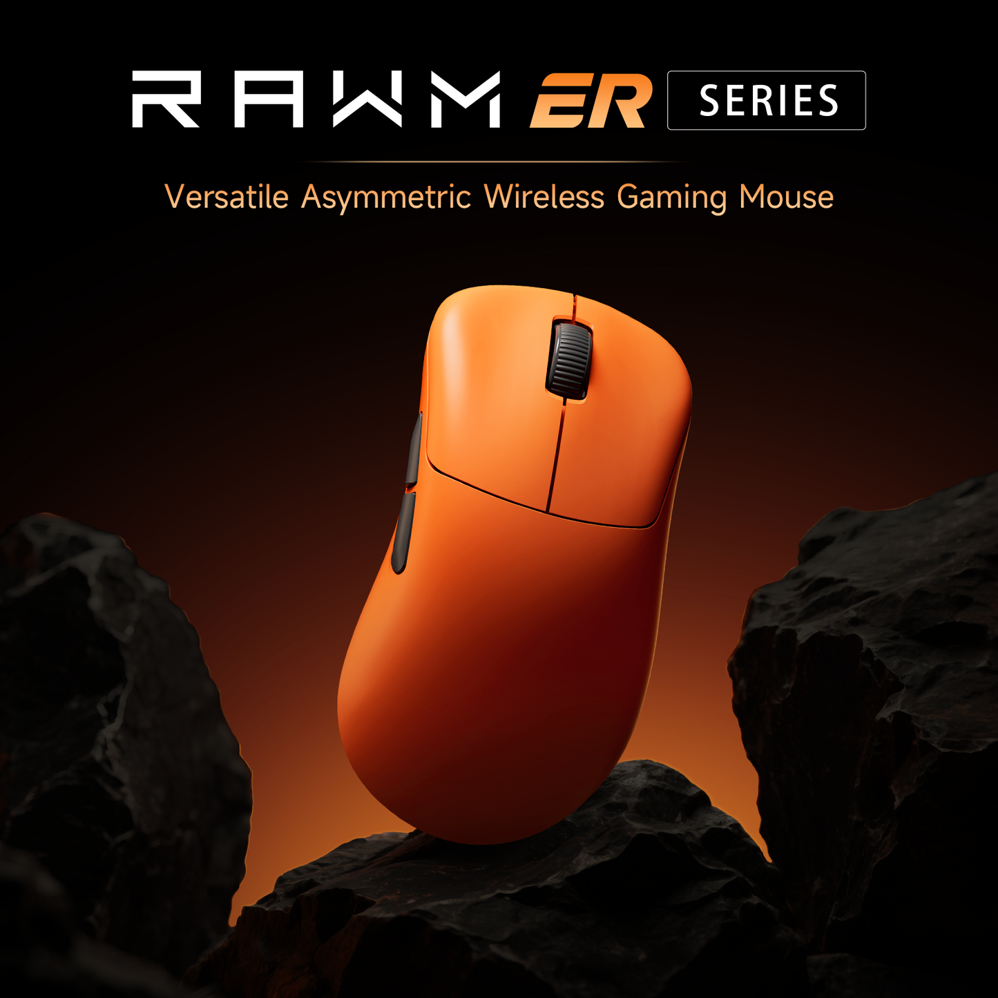 RAWM ER21PRO HyperSpeed Wireless Gaming Mouse Right-handed Ergonomics 49G Fast Optical Switches