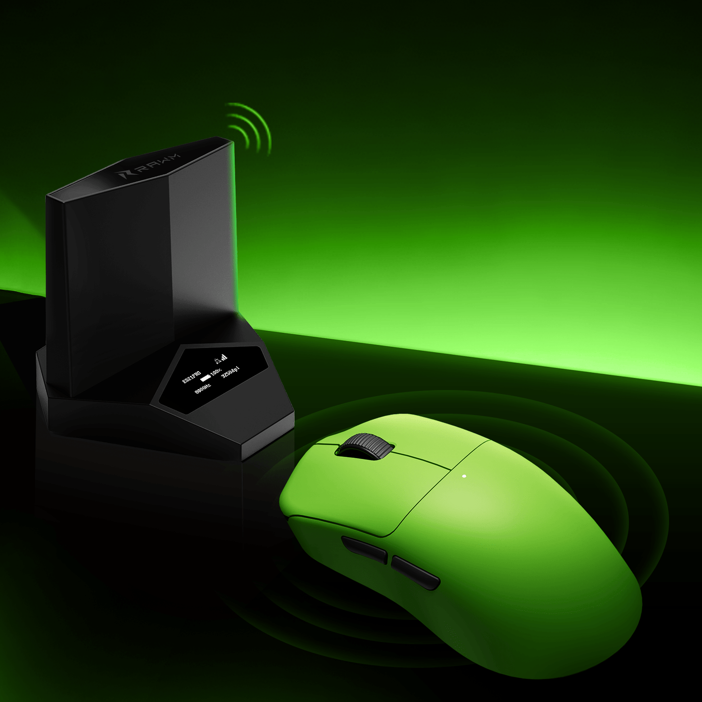 RAWM ES21PRO Gaming mouse with DH8 Hub 8K Receiver - RAWM GAMING