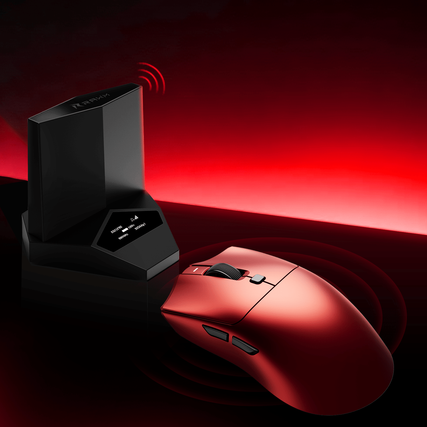 RAWM MH01PRO Gaming mouse with DH8 Hub 8K Receiver - RAWM GAMING