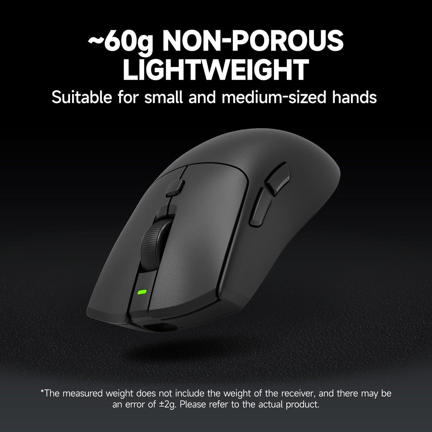 high-end gaming mouse with smooth glide