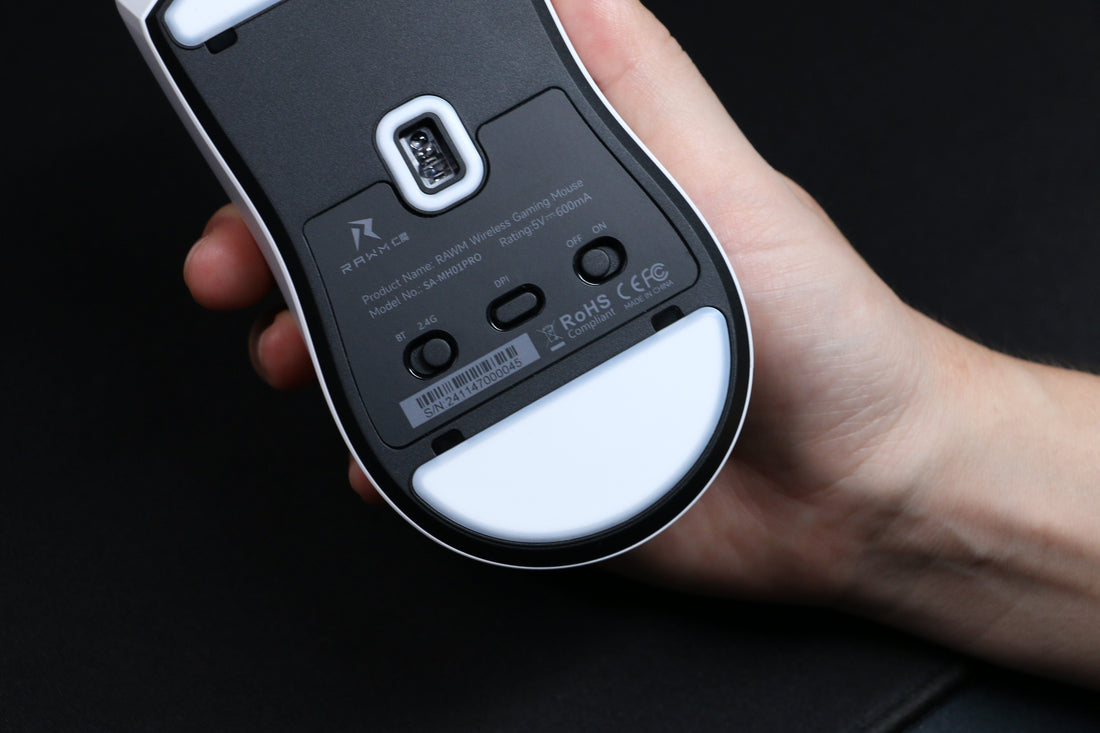 high-end mouse with optical mechanical switches