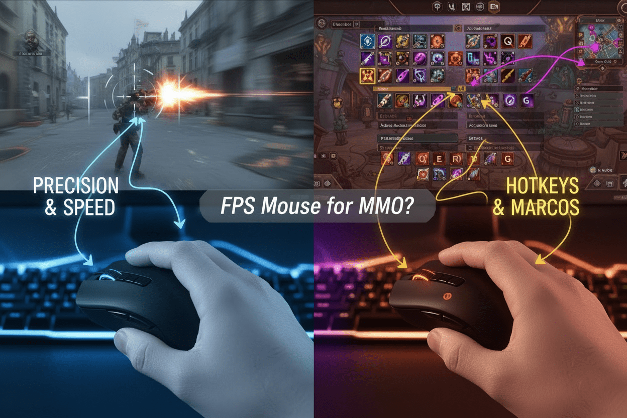 Are FPS mice usable for MMOs? – RAWM GAMING