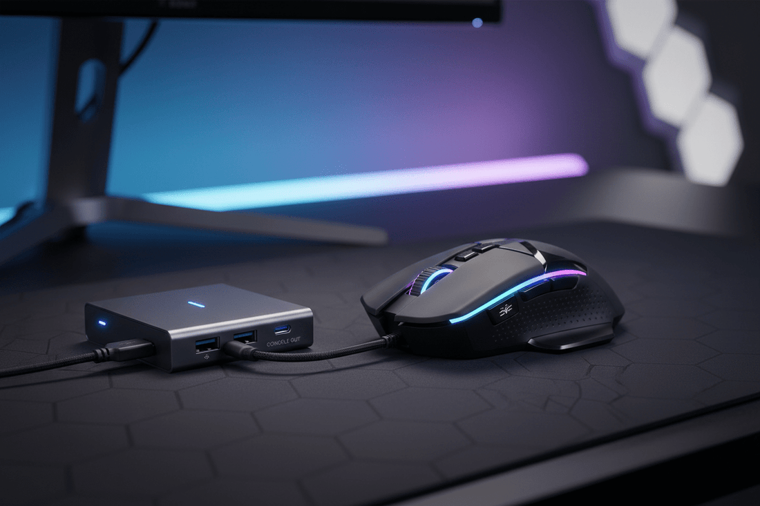 Can I use a gaming mouse with console adapter? - RAWM GAMING