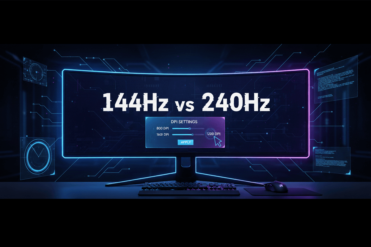 Do I need a specific DPI for 144Hz or 240Hz monitor? – RAWM GAMING