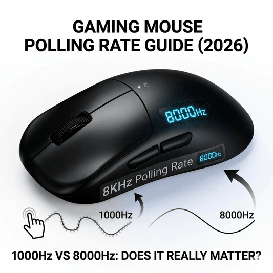 Gaming Mouse Polling Rate Guide (2026): Does 1000Hz vs 8000Hz Really Matter? - RAWM GAMING