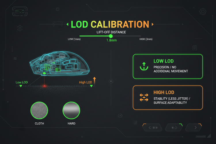 How do I change lift-off distance (LOD)? – RAWM GAMING