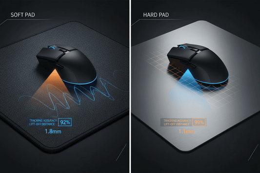 Is sensor performance different on soft vs hard pad? - RAWM GAMING