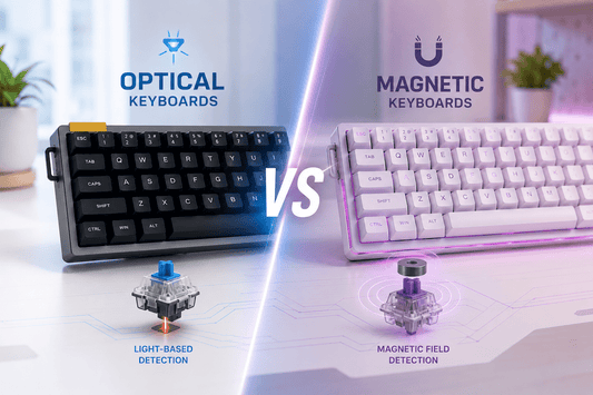 Optical keyboards Vs. Magnetic keyboards: Which One is Right for You? - RAWM GAMING