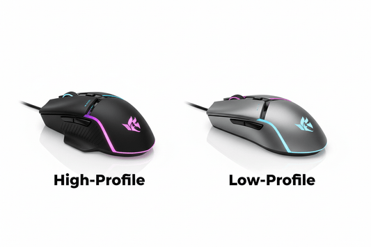 What are high-profile vs low-profile mice? - RAWM GAMING