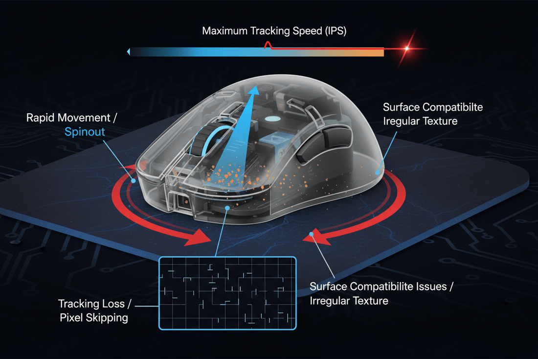 What causes mouse sensor spinouts? - RAWM GAMING