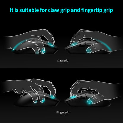 RAWM SL01-C PAW3311 Wireless Hollow Gaming Mouse 12000DPI 60g 6 Programmable Buttons