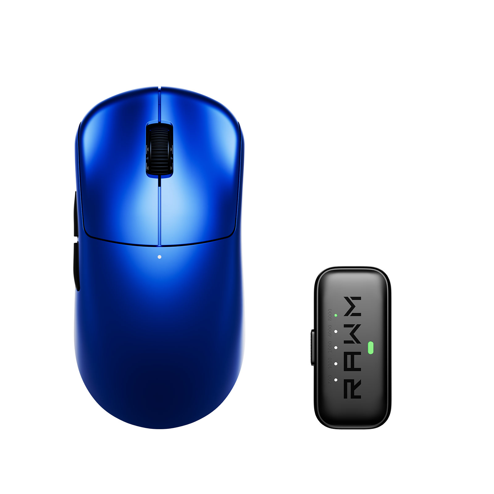 gaming mouse white and blue