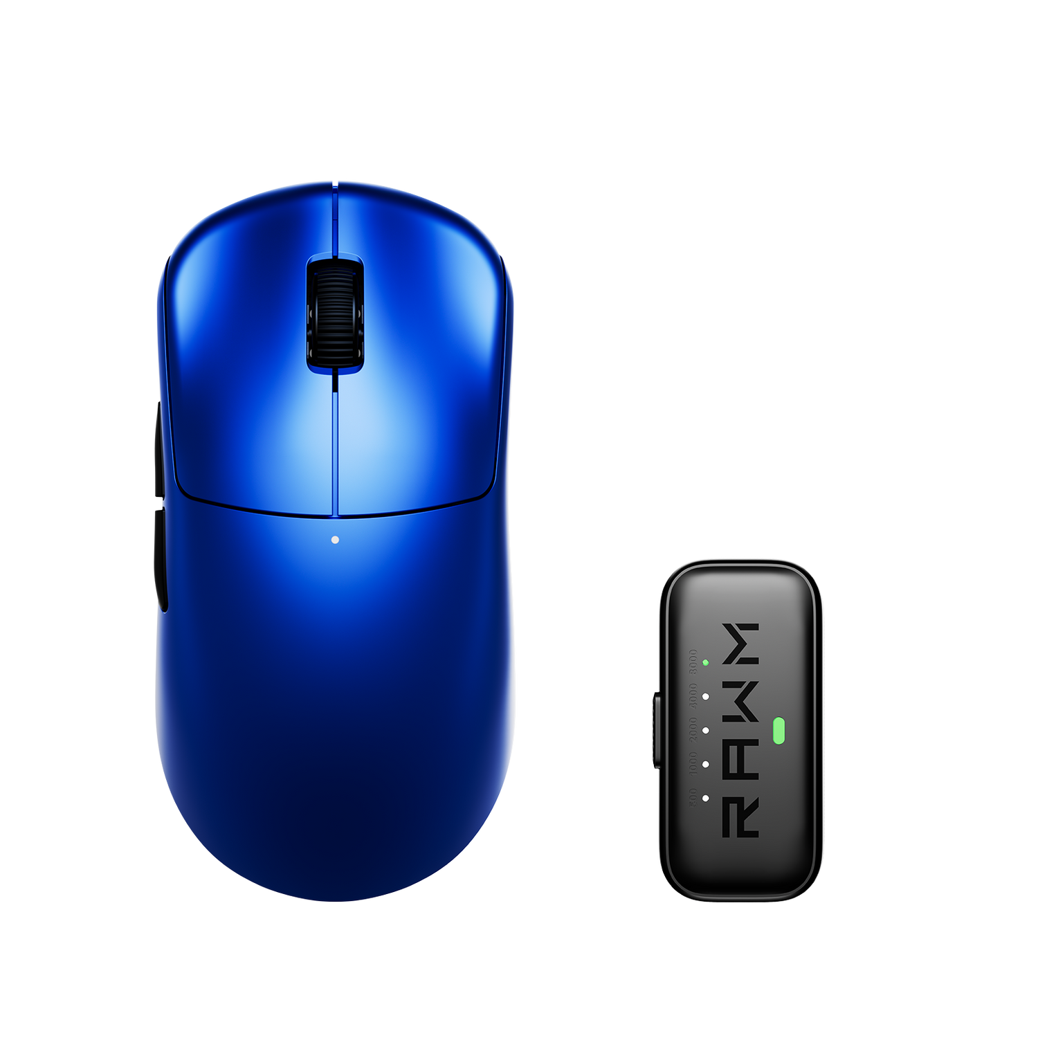 gaming mouse white and blue