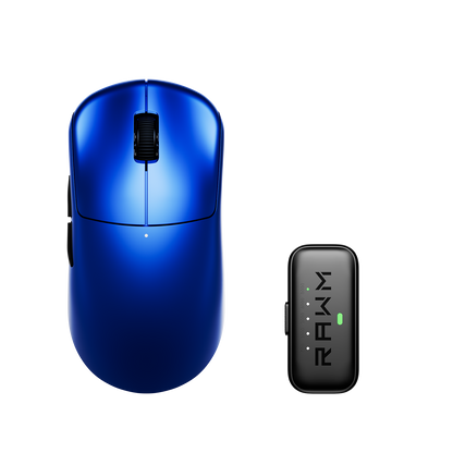 gaming mouse white and blue