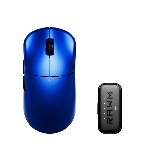 gaming mouse white and blue