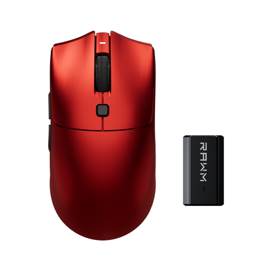 RAWM MH01 Wireless 8K Gaming Mouse for FPS games PAW 3395 Hot-swapple Design