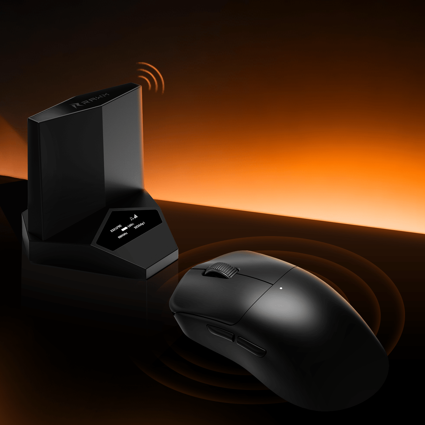 RAWM ES21PRO Gaming mouse with DH8 Hub 8K Receiver - RAWM GAMING