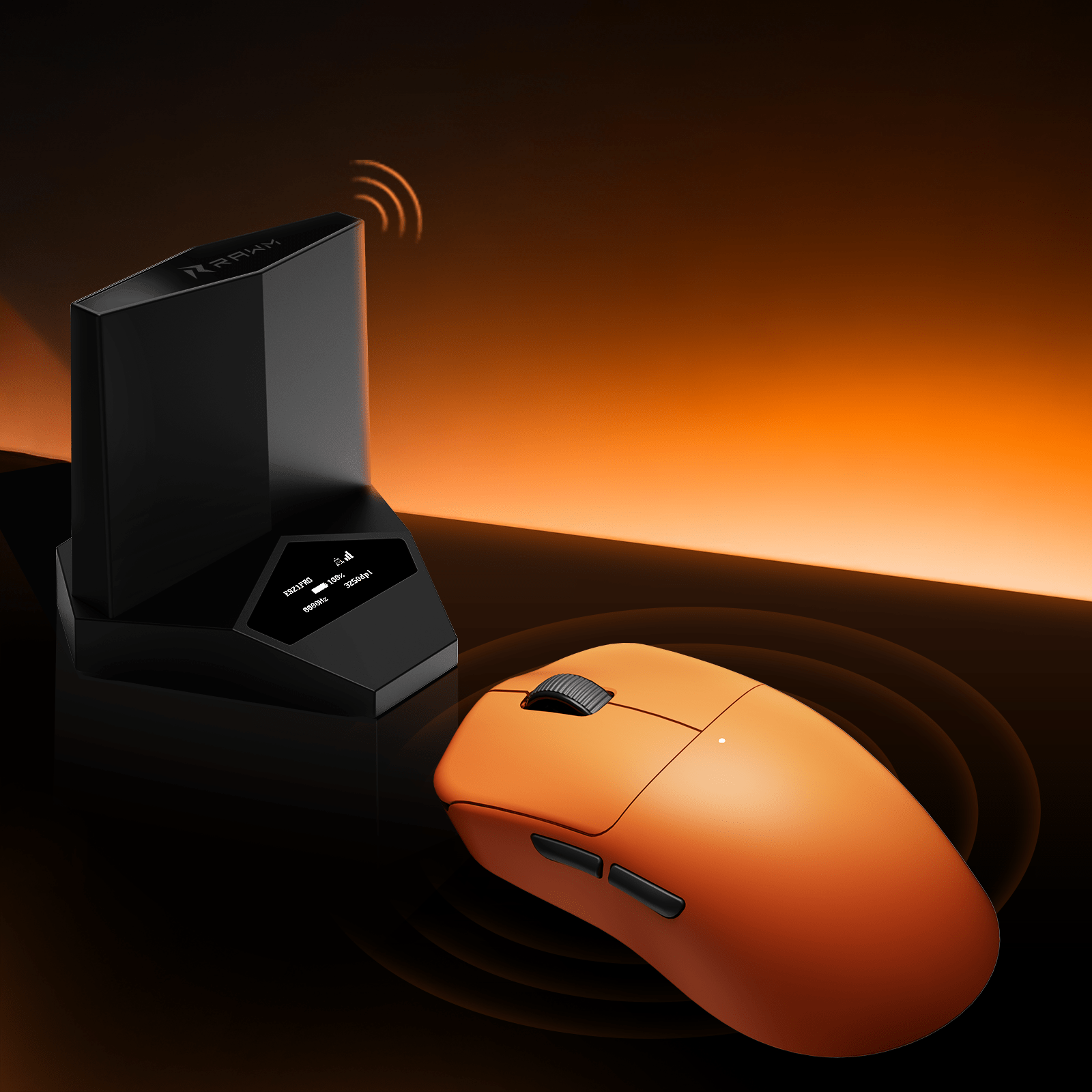 RAWM ES21PRO Gaming mouse with DH8 Hub 8K Receiver - RAWM GAMING