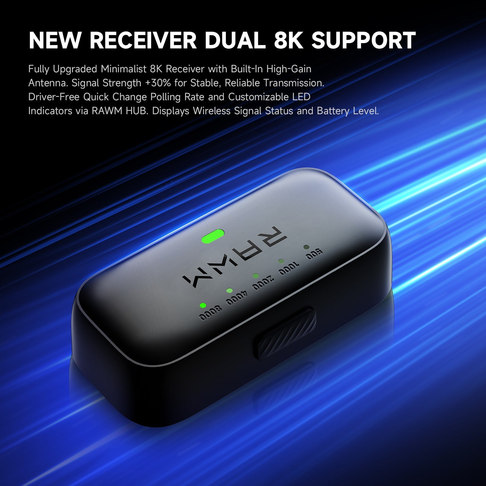 Receiver 8K V2.0 của RAWM Leviathan V4
