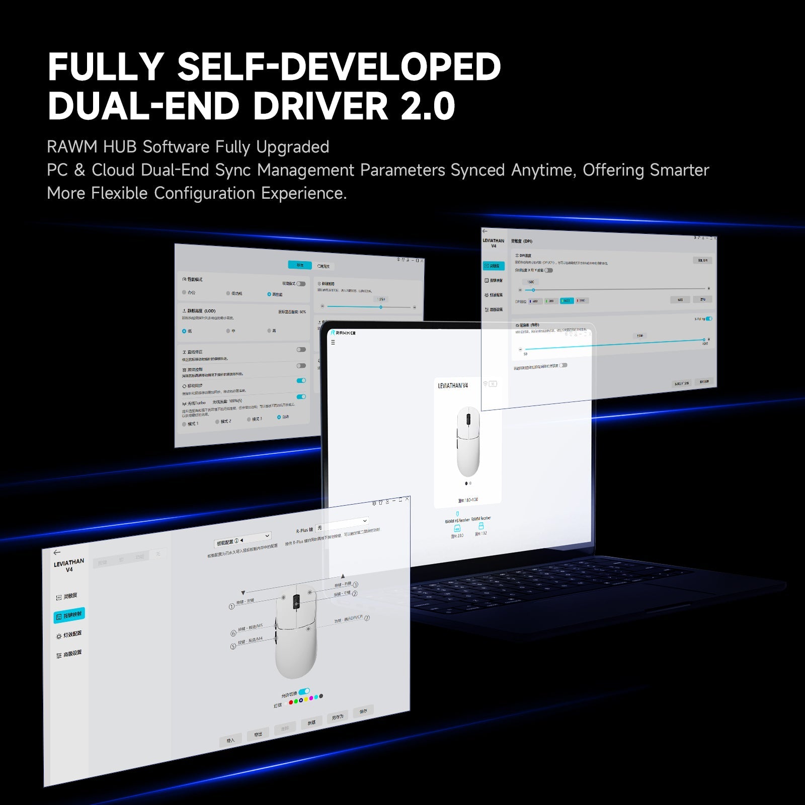 RAWM HUB Driver 2.0 hỗ trợ RAWM Leviathan V4