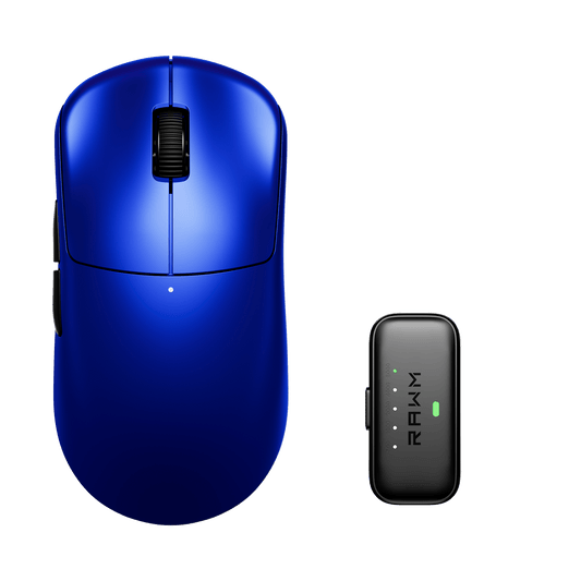 RAWM LEVIATHAN V4 Dual 8K 55g Lightweight Wireless Gaming Mouse for Fast Response PAW3950 Nordic nRF54L15 - RAWM GAMING