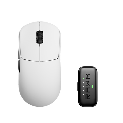 RAWM LEVIATHAN V4 Dual 8K 55g Lightweight Wireless Gaming Mouse for Fast Response PAW3950 Nordic nRF54L15 - RAWM GAMING
