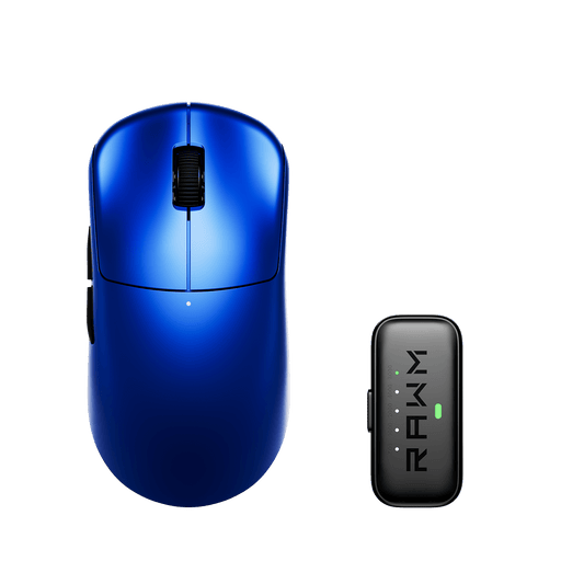 RAWM LEVIATHAN V4 Dual 8K 55g Lightweight Wireless Gaming Mouse for Fast Response PAW3950 Nordic nRF54L15 - RAWM GAMING