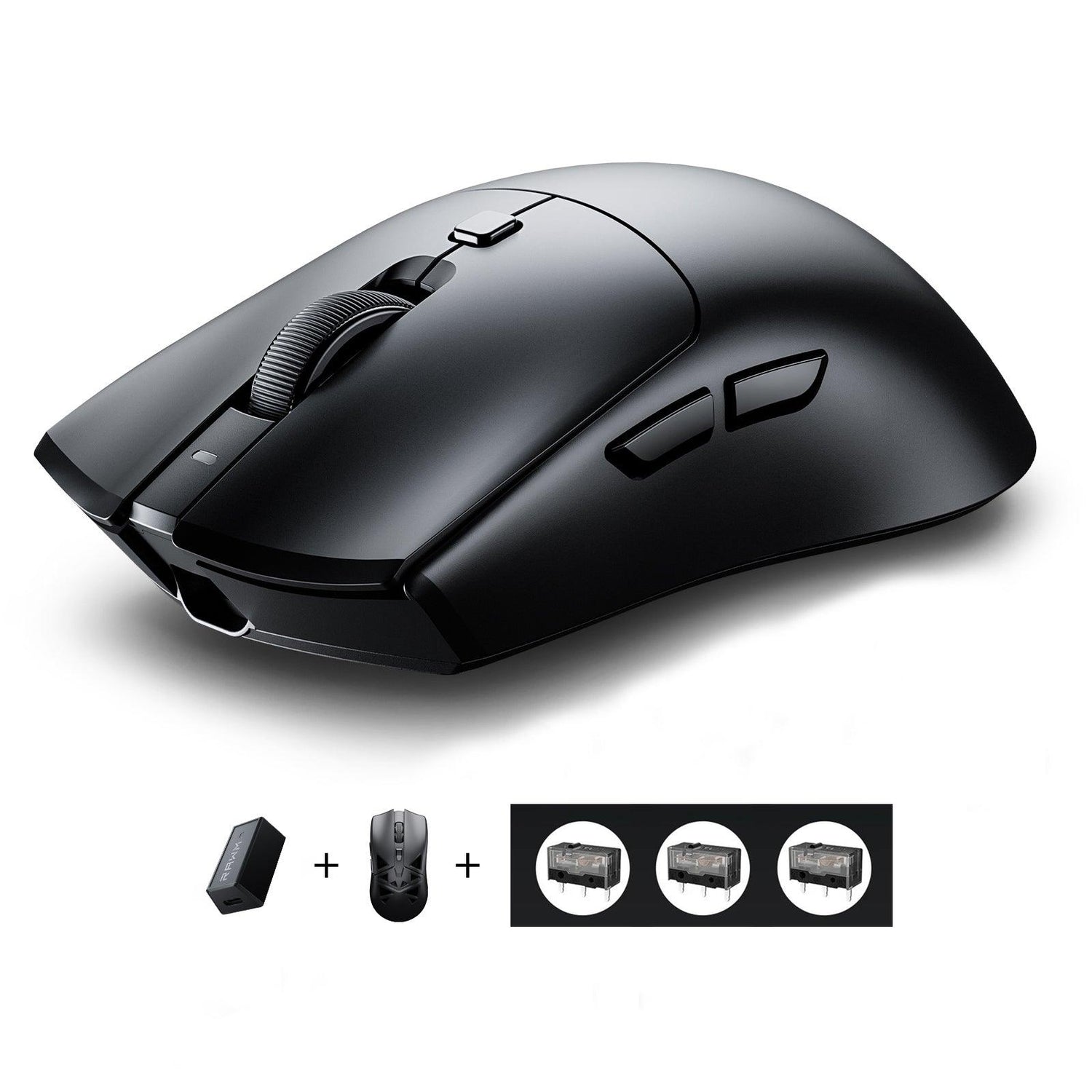 RAWM MH01 Set, 8k Wireless Gaming Mouse with Long - lasting Battery Life, 1 shell, 3 micro switches( just for USA) - RAWM GAMING