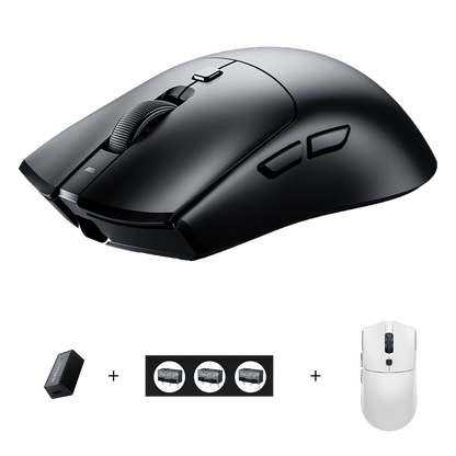 RAWM MH01 Set, 8k Wireless Gaming Mouse with Long - lasting Battery Life PAW3395, 1 shell, 3 micro switches - RAWM GAMING