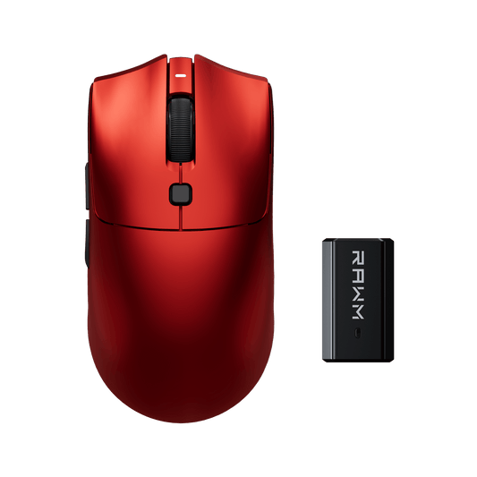RAWM MH01 Wireless 8K Gaming Mouse for FPS games PAW 3395 Hot - swapple Design - RAWM GAMING