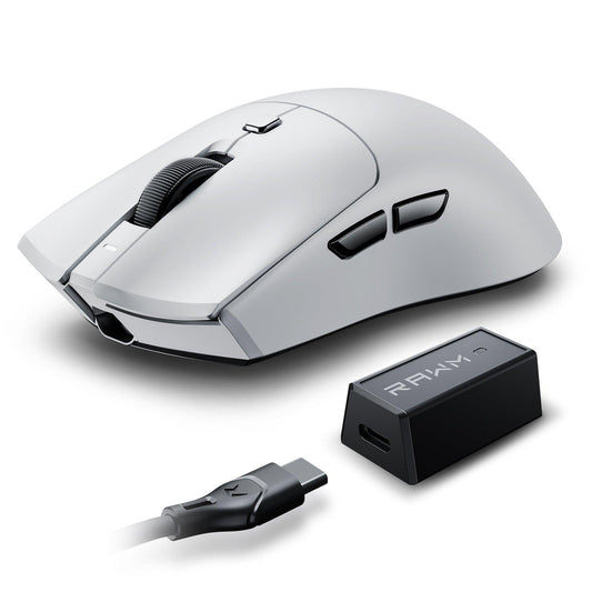 RAWM MH01PRO 8K Wireless Gaming Mouse for Esports PAW 3950 Lightweight 600mah Battery - RAWM GAMING