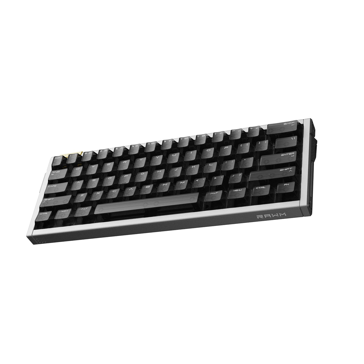 RAWM NYX60 CNC Aluminum Body 8K Light-Guided 0.01mm RT Optical Keyboard - RAWM GAMING