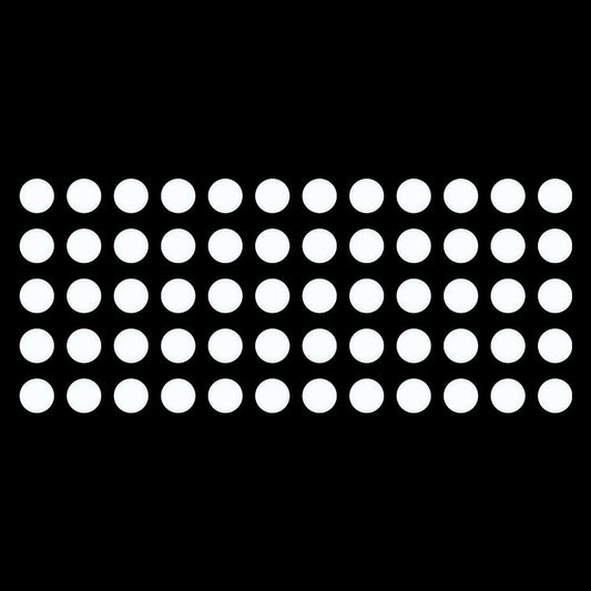 RAWM PTFE Round Dot Mouse Skates for RAWM ES21PRO/ER21PRO/Leviathan V4 - 60PCS/Pack - RAWM GAMING