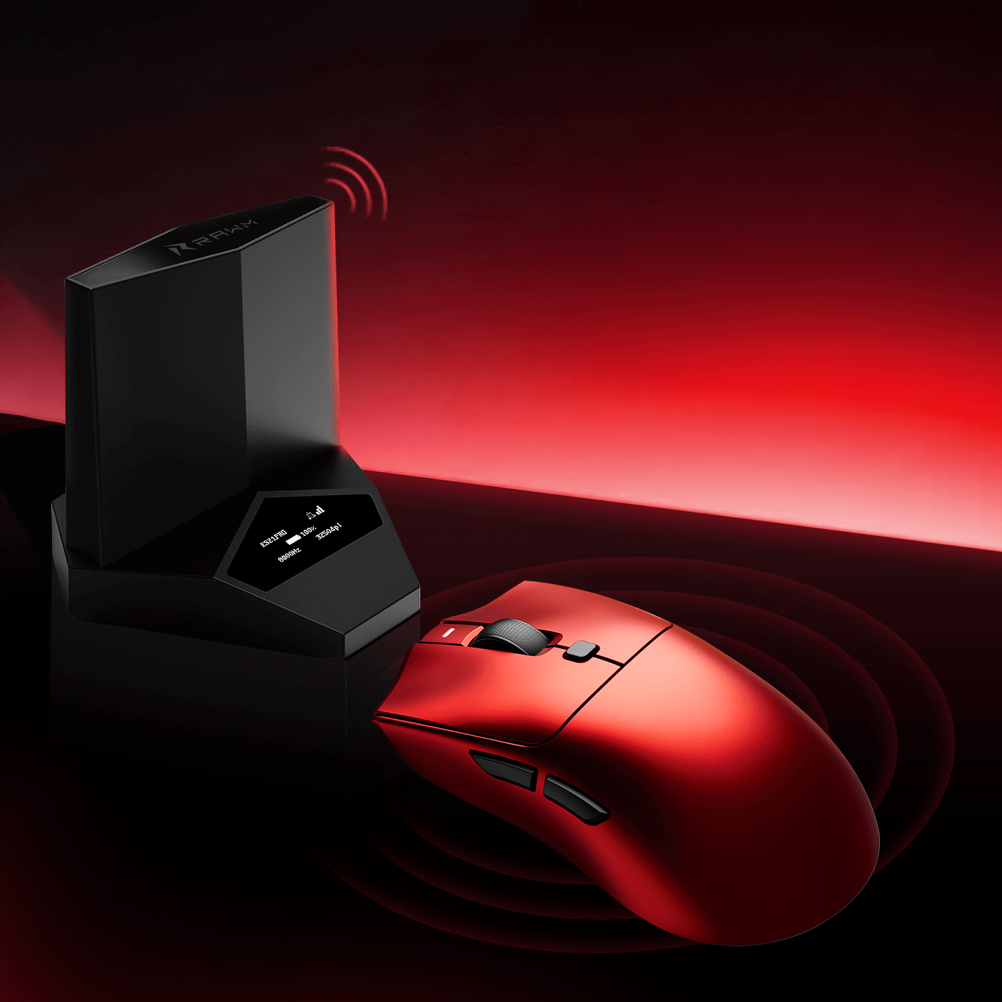 RAWM SH01PRO Gaming mouse with DH8 Hub 8K Receiver - RAWM GAMING