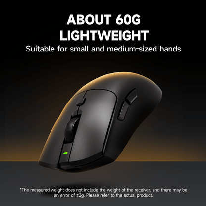 RAWM SH01S 1K Wireless Best Gaming Mouse PAW3395+Panchip Lightweight - RAWM GAMING